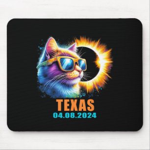 Tapis De Souris Total Éclipse Solaire 2024 Cat Éclipse Solaire Gle
