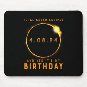 Tapis De Souris Total Éclipse Solaire Et oui c'est mon anniversair