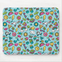 Totalement mignon Doodles mousepad