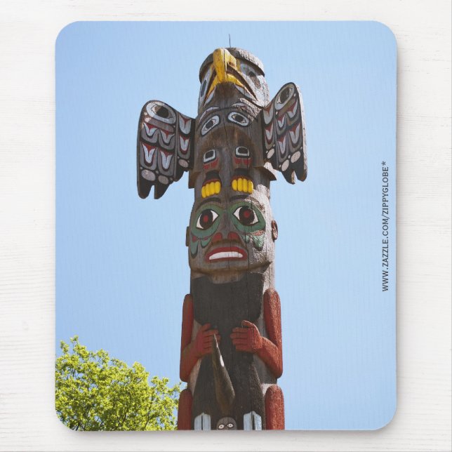 Tapis de souris Totem Pole (Devant)
