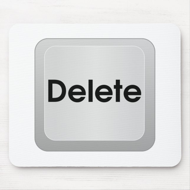 Tapis De Souris Touche d'ordinateur de suppression (Devant)