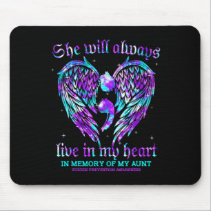 Tapis De Souris Toujours Dans Mon Coeur Ma Tante Prévention Suicid