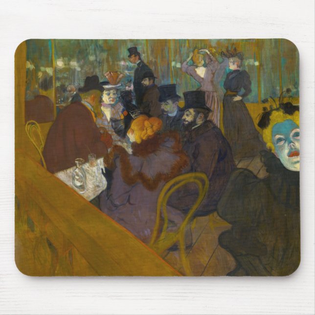Tapis De Souris Toulouse-Lautrec - Au Rouge (Devant)