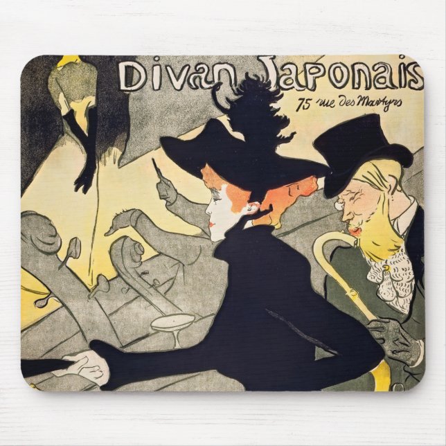 Tapis De Souris Toulouse-Lautrec - Divan Japonais (Devant)