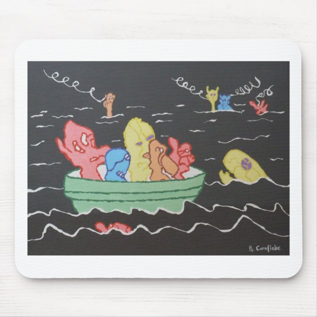 Tapis De Souris Tour de bateau de carnaval (Devant)