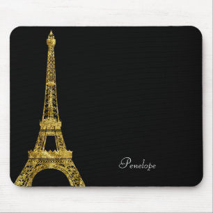 Tapis De Souris Tour Eiffel de charme d'or