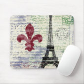 Tapis De Souris Tour Eiffel France Mousepad (Avec souris)
