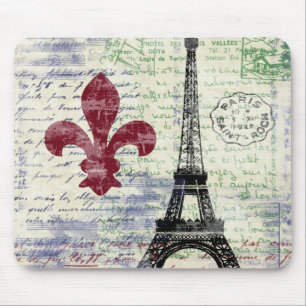 Tapis De Souris Tour Eiffel France Mousepad
