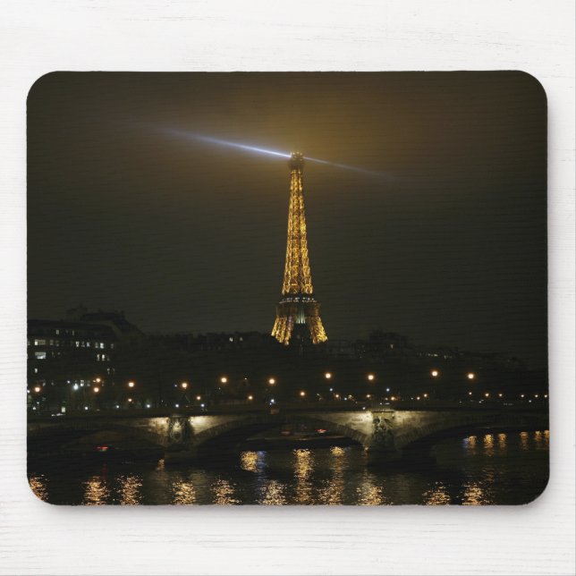 Tapis De Souris Tour Eiffel la nuit, Paris, (Devant)