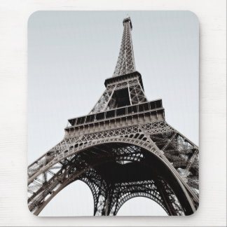 Tapis De Souris Tour Eiffel Mousepad Noir-Blanc