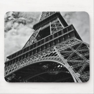 Tapis De Souris Tour Eiffel Noir Blanc Paris Europe Voyage