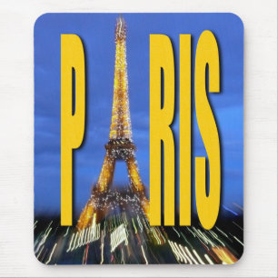 Tapis De Souris Tour Eiffel Paris France