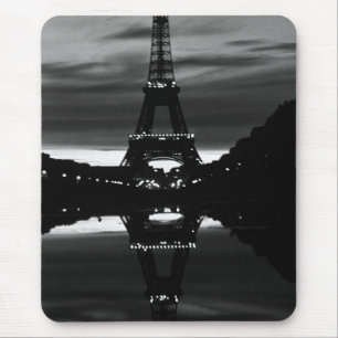 Tapis De Souris Tour Eiffel réflexion Vintage France Paris