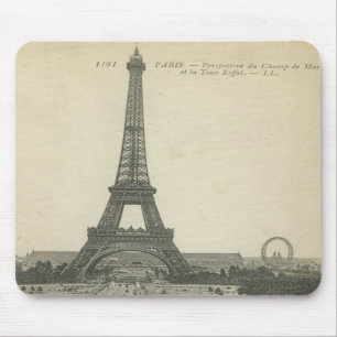 Tapis De Souris Tour Eiffel vintage Mousepad