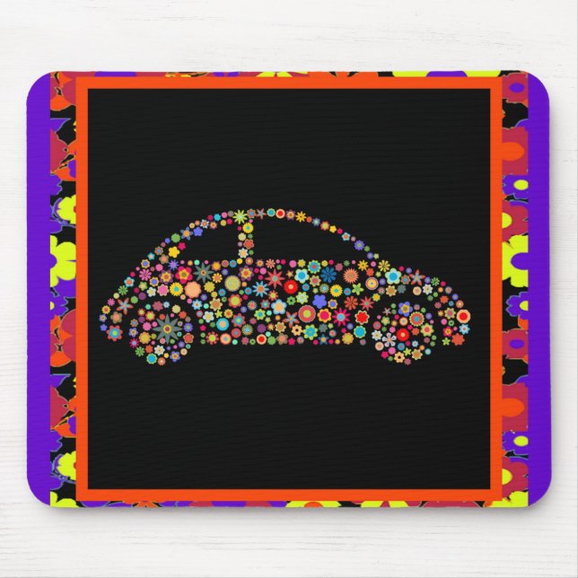 Tapis De Souris Tour Mousepad de flower power (Devant)