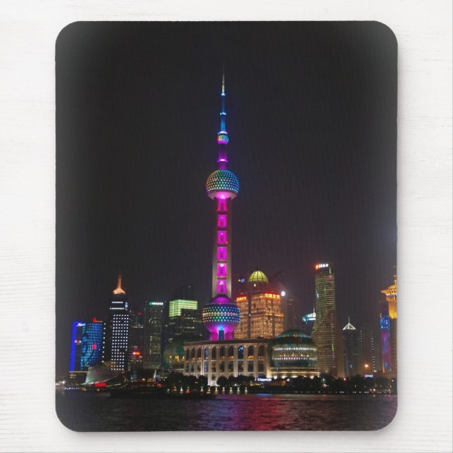 Tapis De Souris Tour Perle Orientale - Shanghai, Chine - Mousepad (Devant)