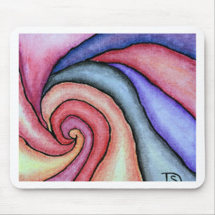 Tapis De Souris Tourbillon d'aquarelle