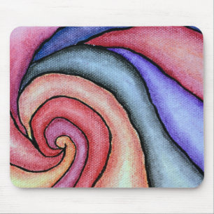 Tapis De Souris Tourbillon d'aquarelle
