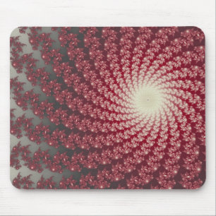 Tapis de souris Tourbillon Rouge Lisse 2