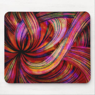 Tapis de souris Tourbillons colorés Personnalisabl