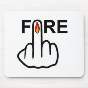Tapis De Souris Tournage de feu de Mousepad