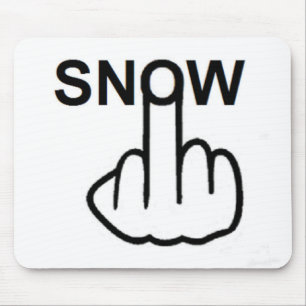 Tapis De Souris Tournage de neige Mousepad