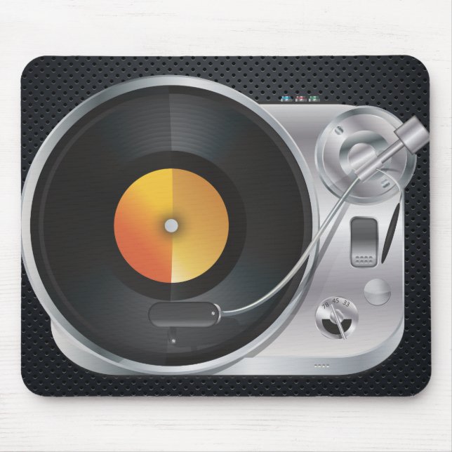 Tapis De Souris Tourne-disque (Devant)
