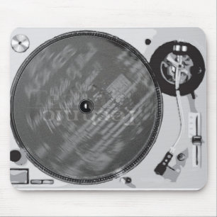 Tapis De Souris Tourne-disque du DJ