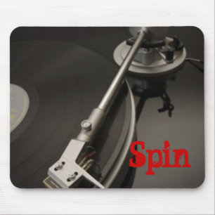 Tapis De Souris Tourne-disque Mousepad