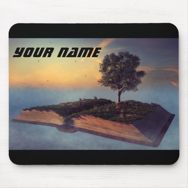 Tapis De Souris Tourner avec des pensées (Devant)