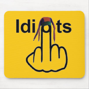 Tapis De Souris Tourner Mousepad Idiots