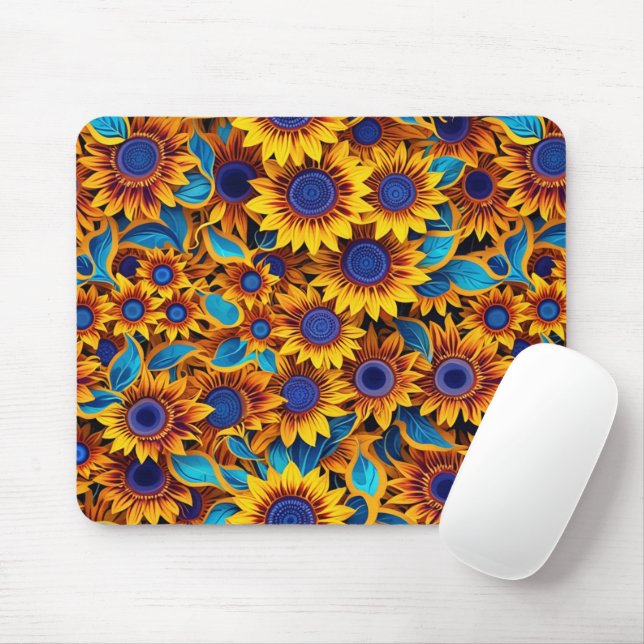 Tapis de souris Tournesol (Avec souris)