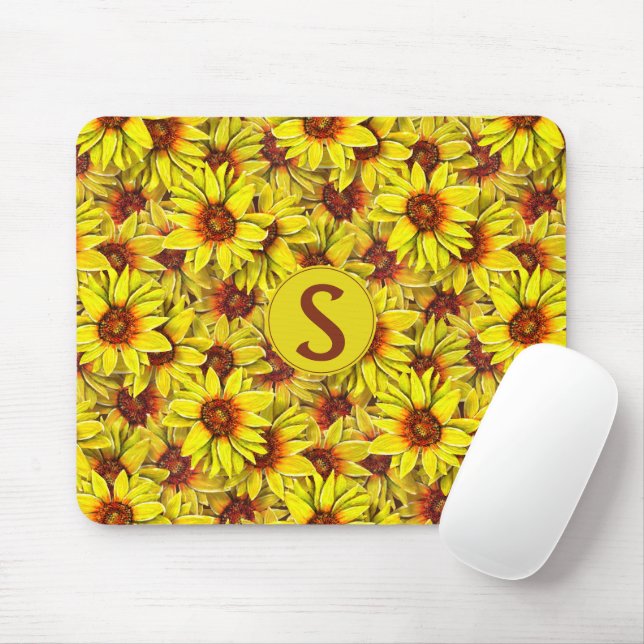 Tapis de souris Tournesol (Avec souris)