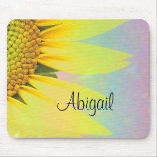 Tapis De Souris Tournesol arc-en-ciel d'Abigal