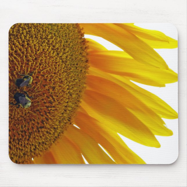 Tapis De Souris Tournesol aux bourdons (Devant)