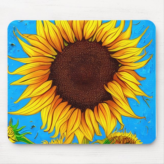 Tapis De Souris Tournesol de campagne (Devant)