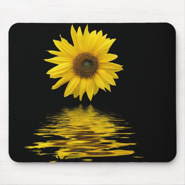 Tapis De Souris Tournesol de flottement (Devant)