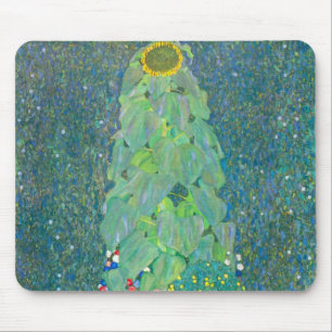 Tapis De Souris Tournesol de Klimt, Fleurs Vintages Art Nouveau