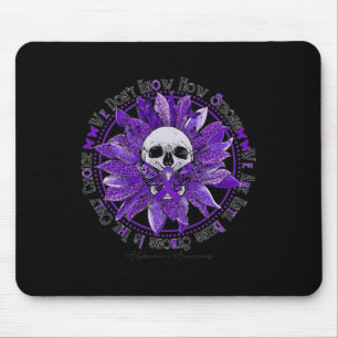 Tapis De Souris Tournesol du crâne Guerrier violet Ruban Heimerhei