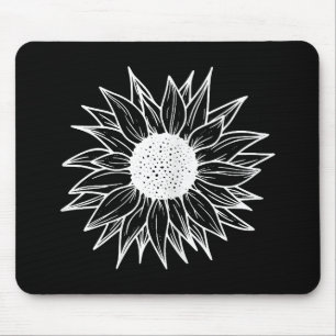 Tapis De Souris Tournesol Jolie fleur fleur sauvage multicolore