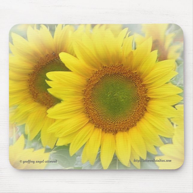 Tapis De Souris Tournesol Mousepad (Devant)