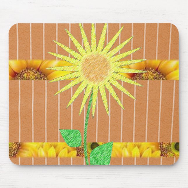 Tapis De Souris Tournesol Mousepad (Devant)
