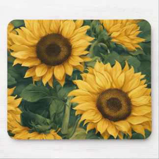 Tapis De Souris Tournesol Mousepad