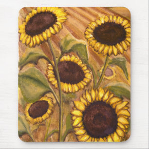 Tapis De Souris Tournesol Mousepad Beau Cadeaux Fleurs Jaunes