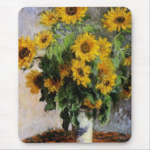 Tapis De Souris Tournesols, 1881 par Monet.
