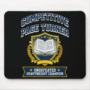 Tapis De Souris Tourneur de page compétitif la lecture est le spor