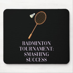 Tapis De Souris Tournoi de Badminton_ Succès de fusion Sc académiq