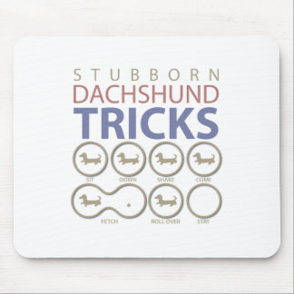Tapis De Souris Tours de teckel, plaisanteries drôles de chien