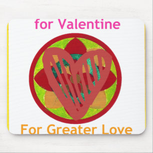 Tapis De Souris Tous les coeurs rentrent à la maison pour l'art Va
