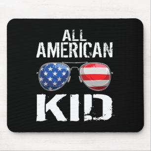 Tapis De Souris Tous les enfants américains 4 juillet garçons Ados